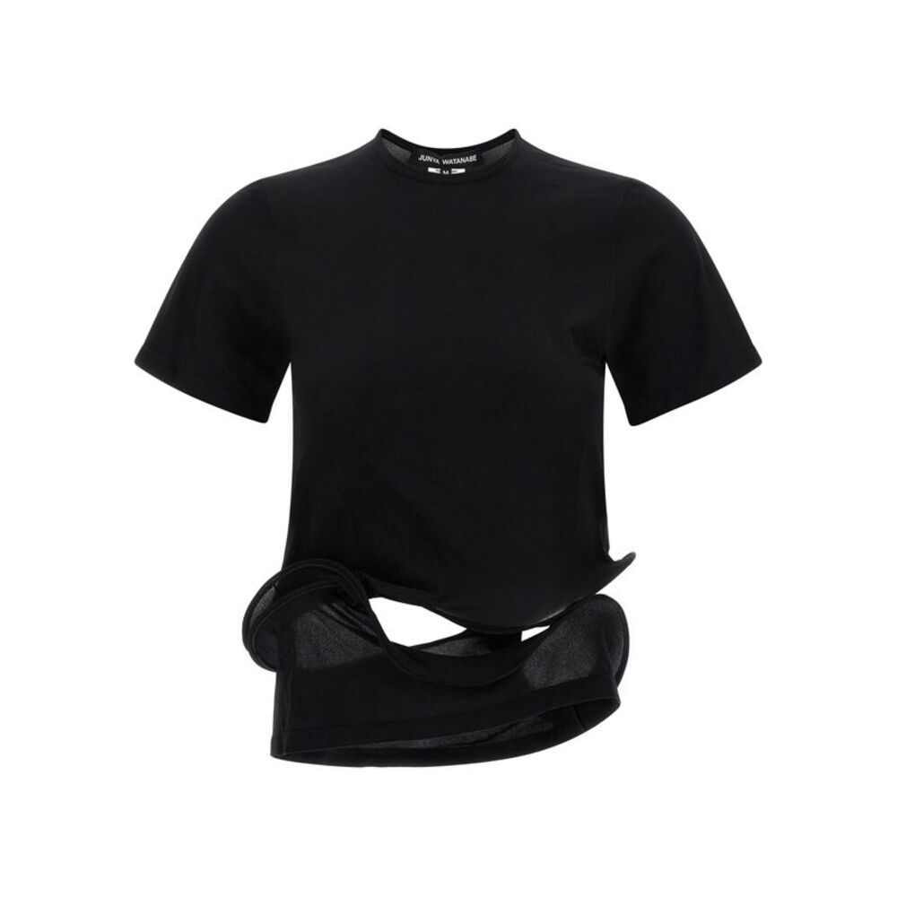 Junya Watanabe Black Nylon Women's T-Shirt